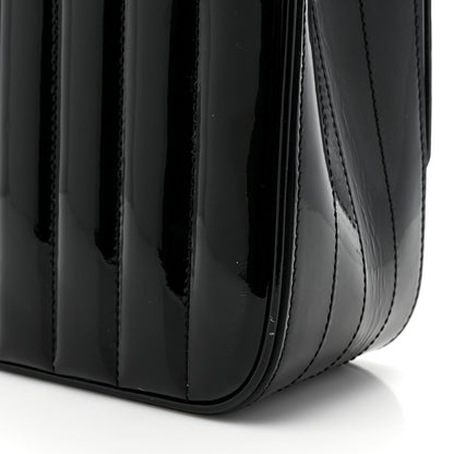 Saint Laurent Patent Matelasse Monogram Large Vicky Chain Bag Black 15 of 16
