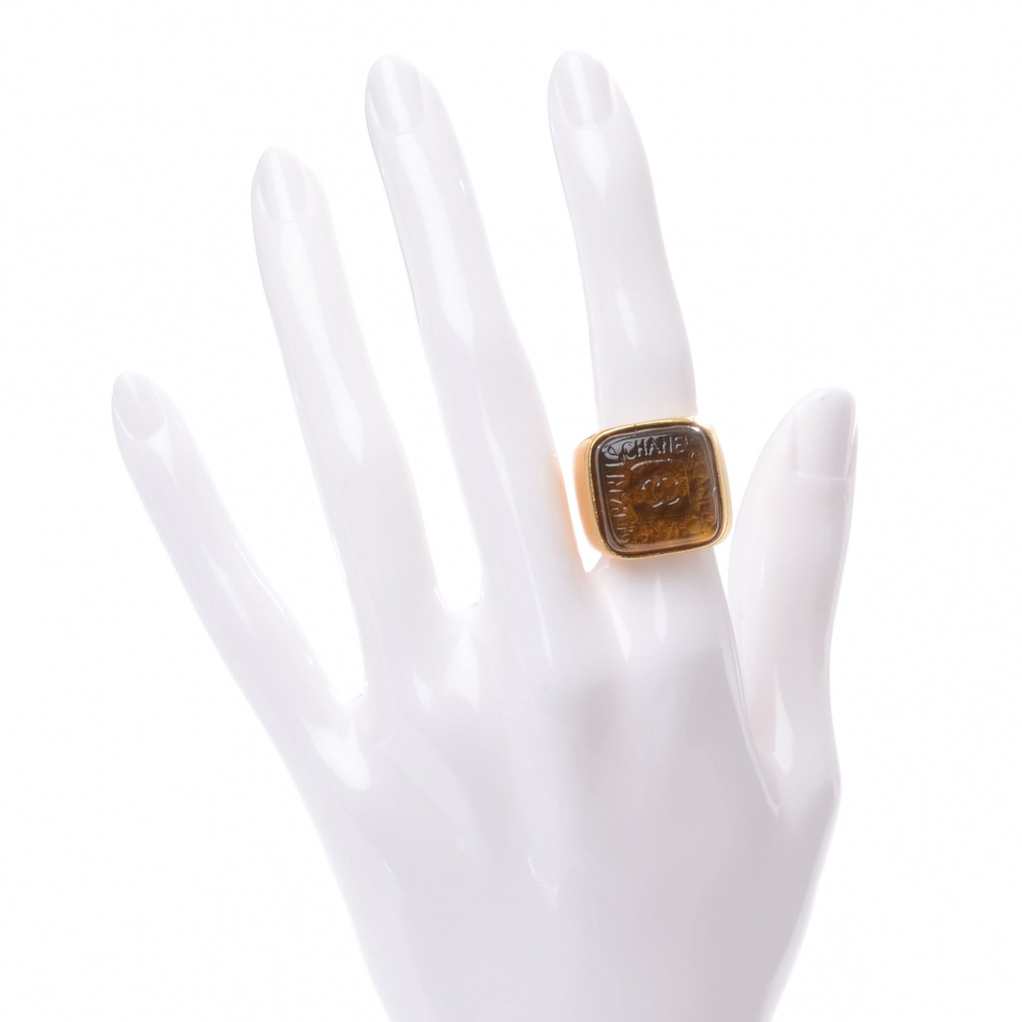 Resin CC Ring 6 Gold