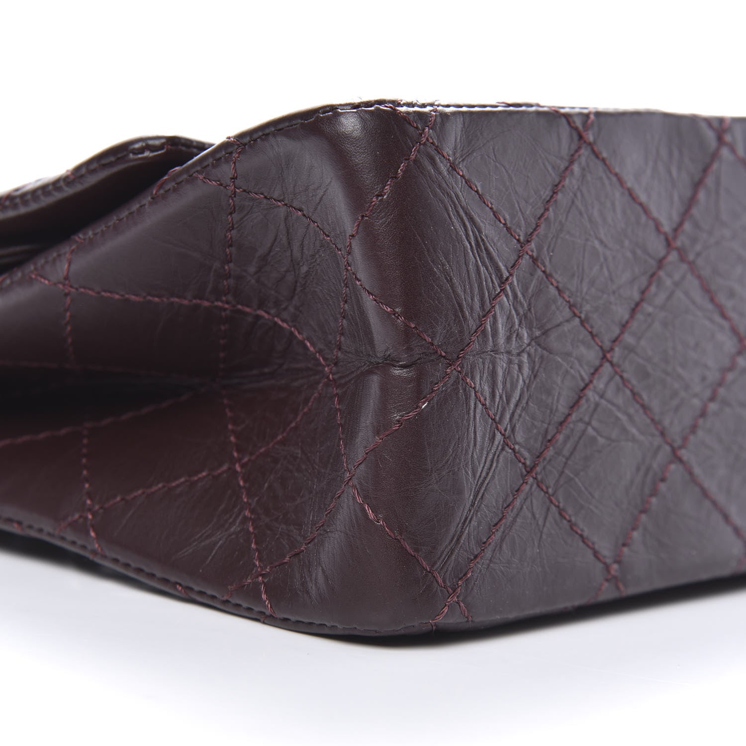 Chanel Aged Calfskin Quilted 2.55 Reissue 226 Flap Bordeaux 8 of 10