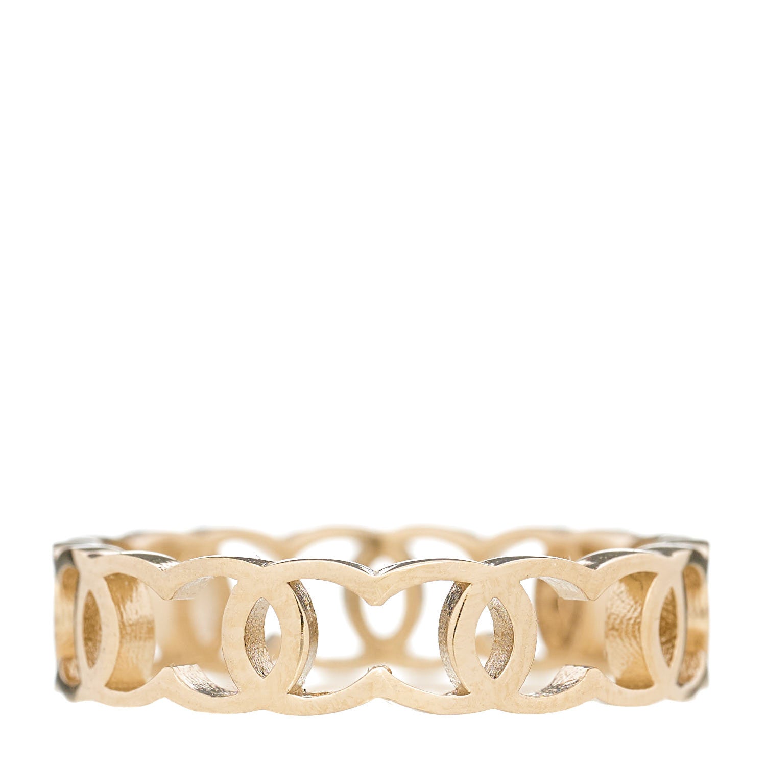 Chanel Metal CC Ring 6 52 Gold 2 of 10