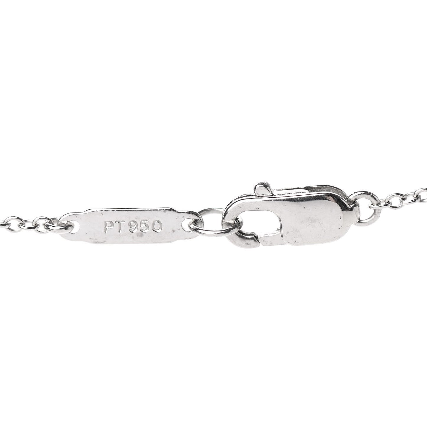 Platinum Diamond Jazz Triple Bar Drop Pendant Necklace