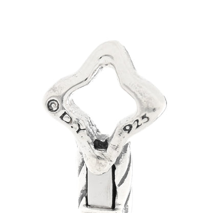David Yurman Sterling Silver Medium Cable Classics Hoop Earrings 4 of 4
