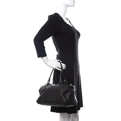 Prada Soft Calfskin Nappa Shoulder Bag Black 2 of 9