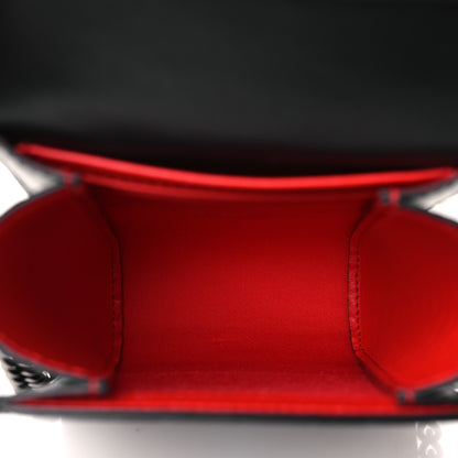 Christian Louboutin Crocodile Embossed Calfskin Spikes Loubinthesky Paloma Crossbody Phone Case Black 5 of 10