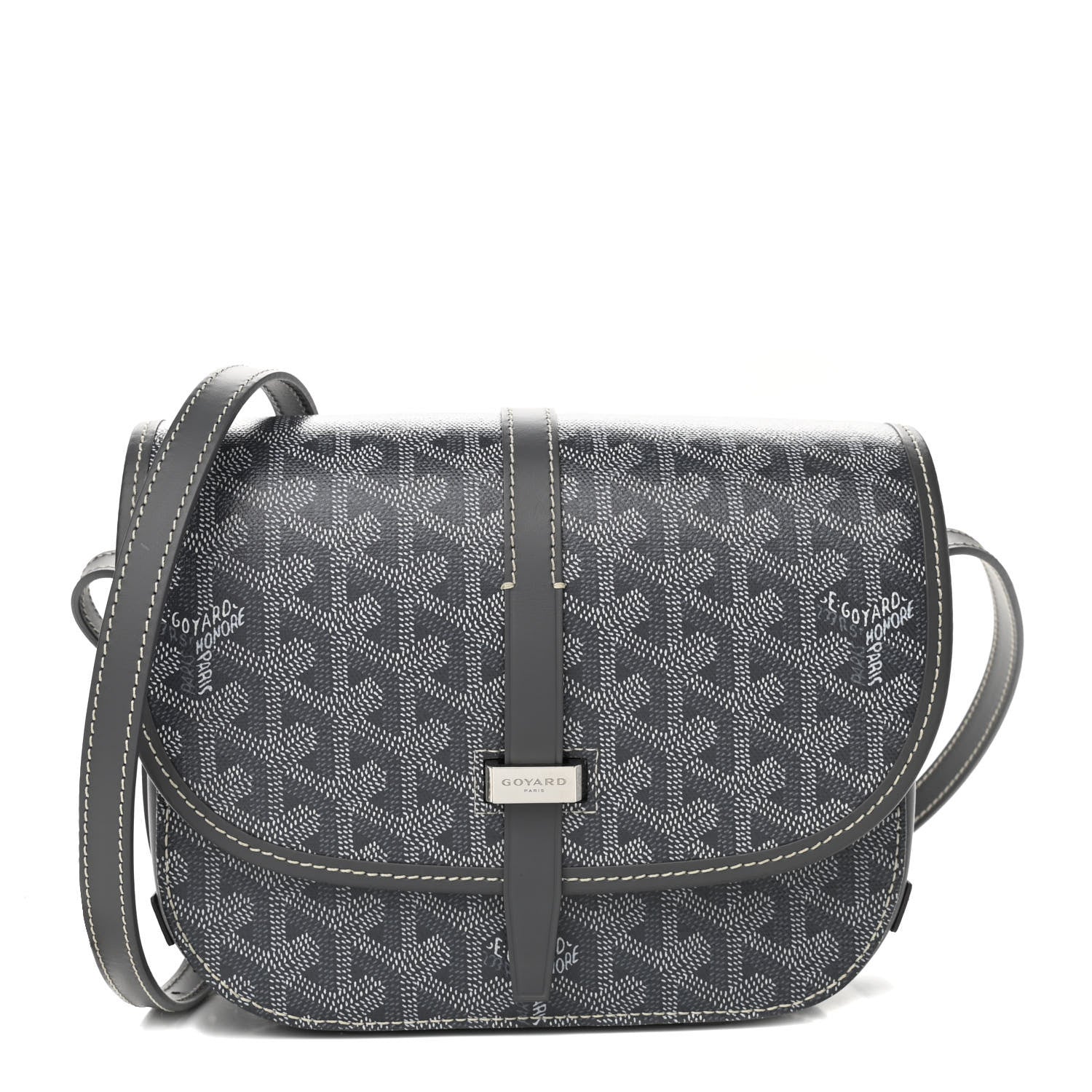 Goyard Goyardine Belvedere II PM Messenger Bag Gray 1 of 9