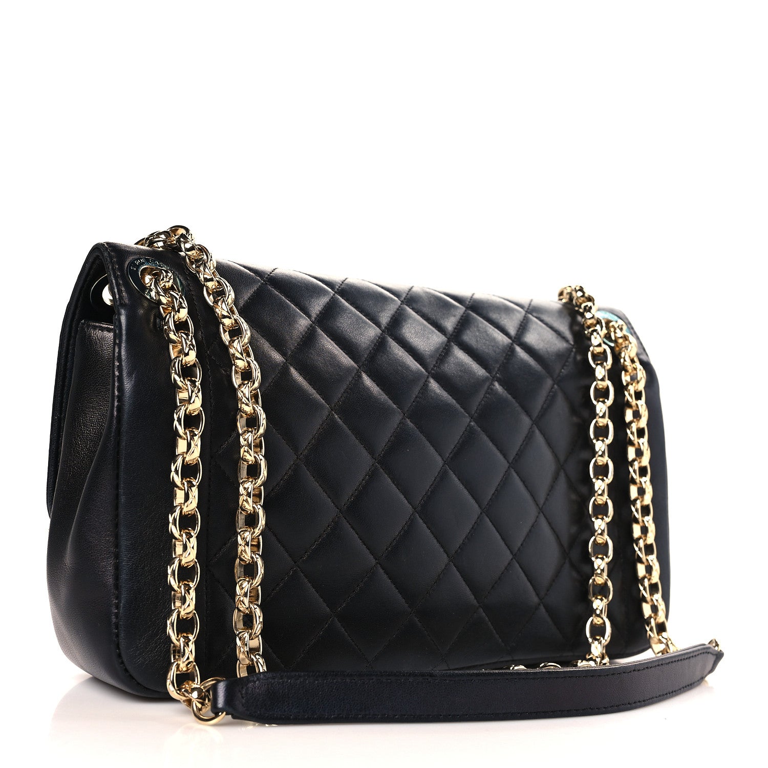 Chanel Lambskin Quilted Large Chic With Me Flap Black 3 of 9