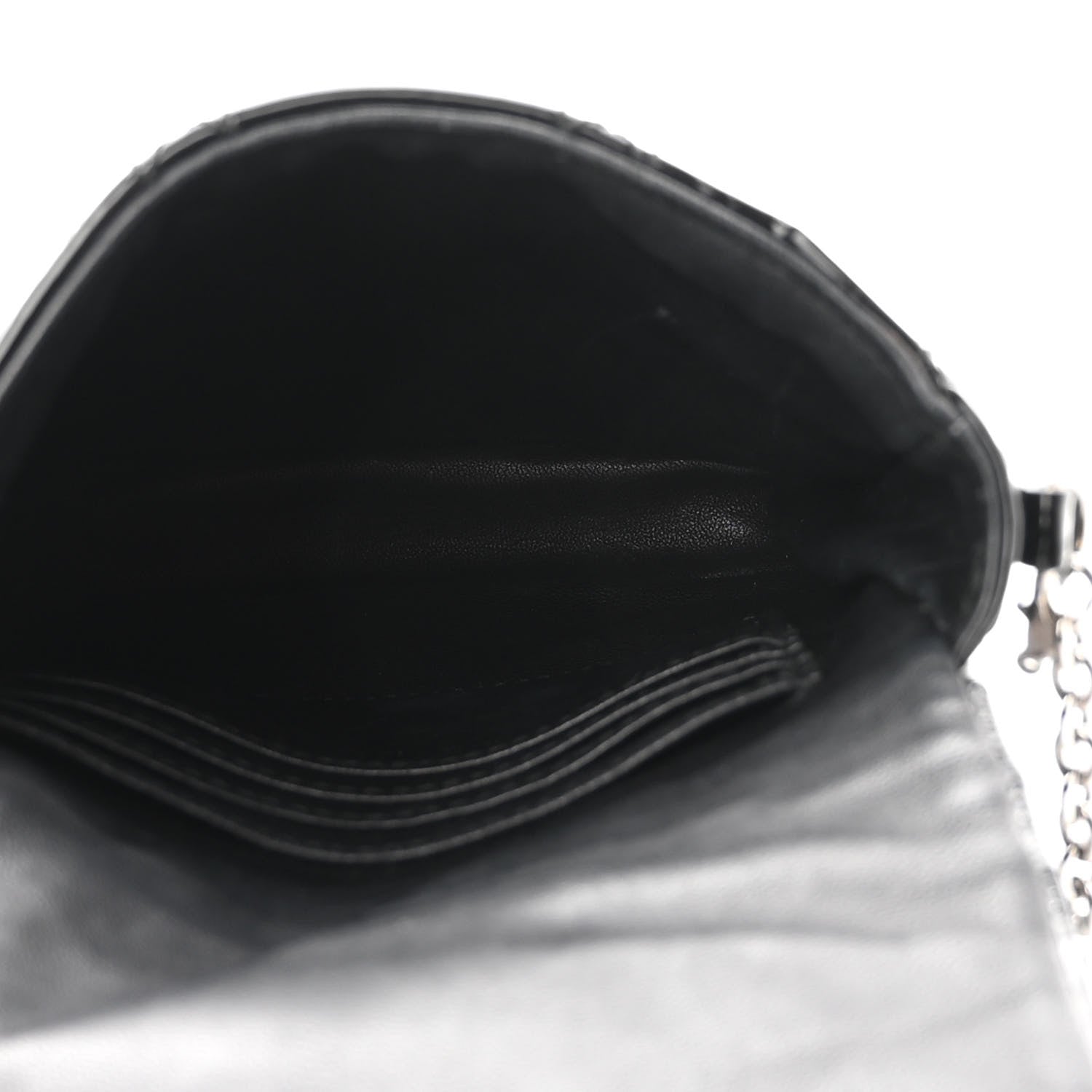 Christian Dior Patent Cannage Crossbody Pouch Black 5 of 8