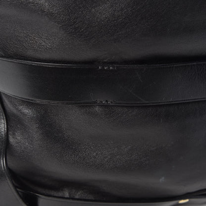 Burberry Soft Lambskin Bridle Calfskin Medium Gosford Hobo Black 14 of 16