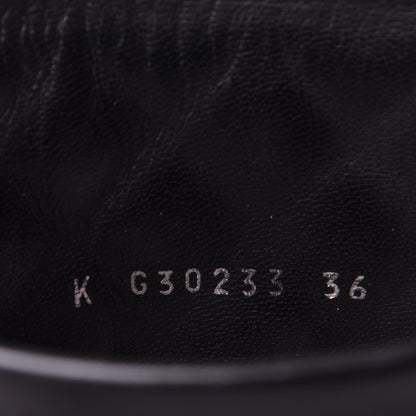 Chanel Oily Calfskin Quilted High Boots 36 Black 10 of 10