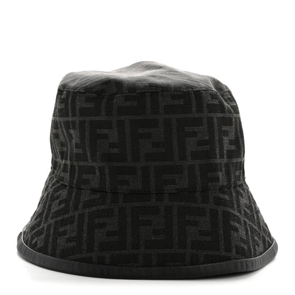 Fendi Fabric Jacquard FF Bucket Hat L Black 3 of 17