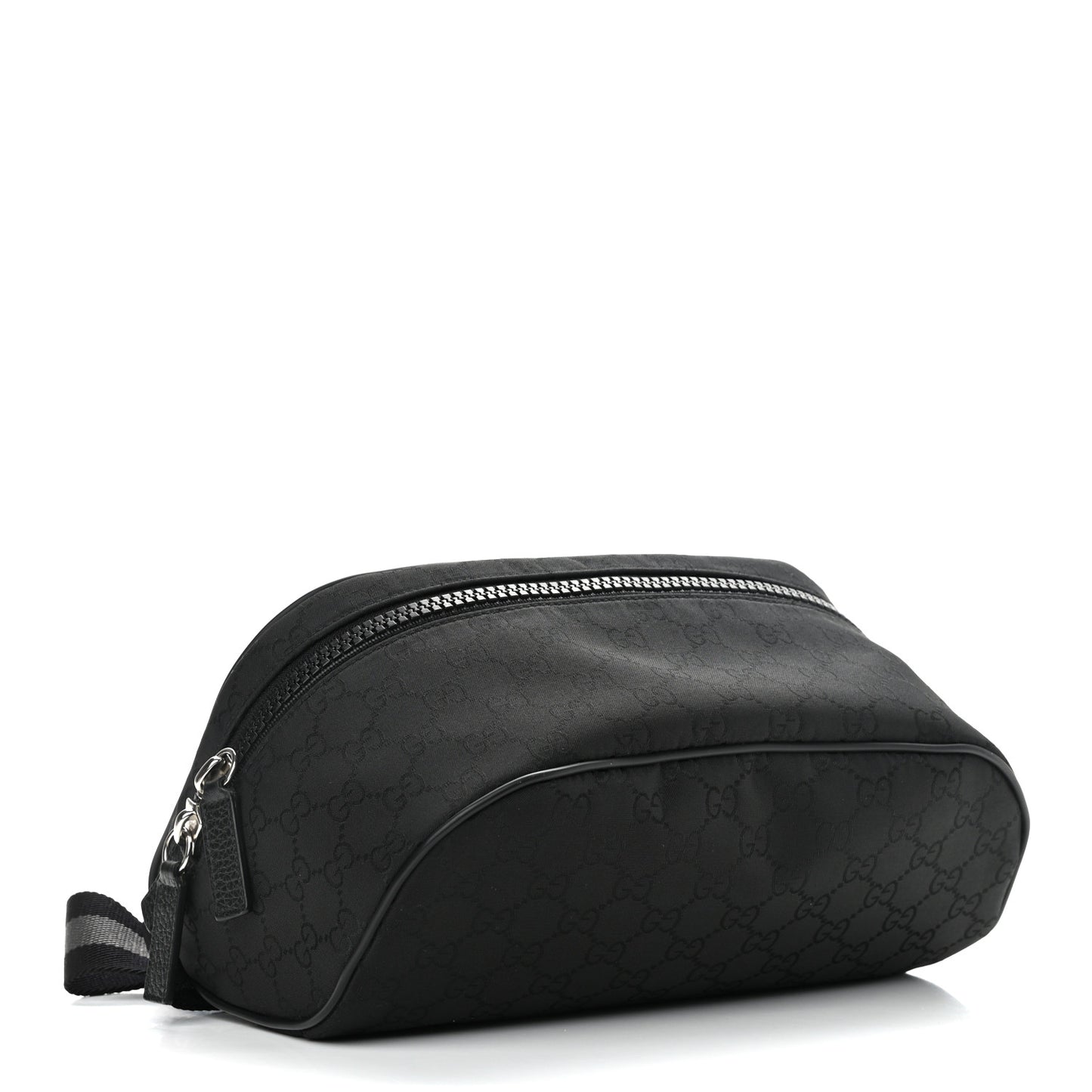 Nylon Monogram Fanny Pack Belt Bag Black