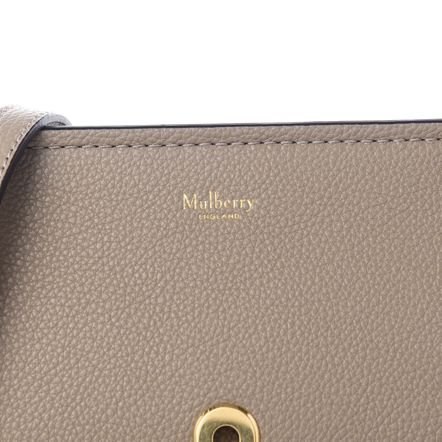 Mulberry Small Classic Grain Small Amberley Satchel Solid Grey 8 of 8