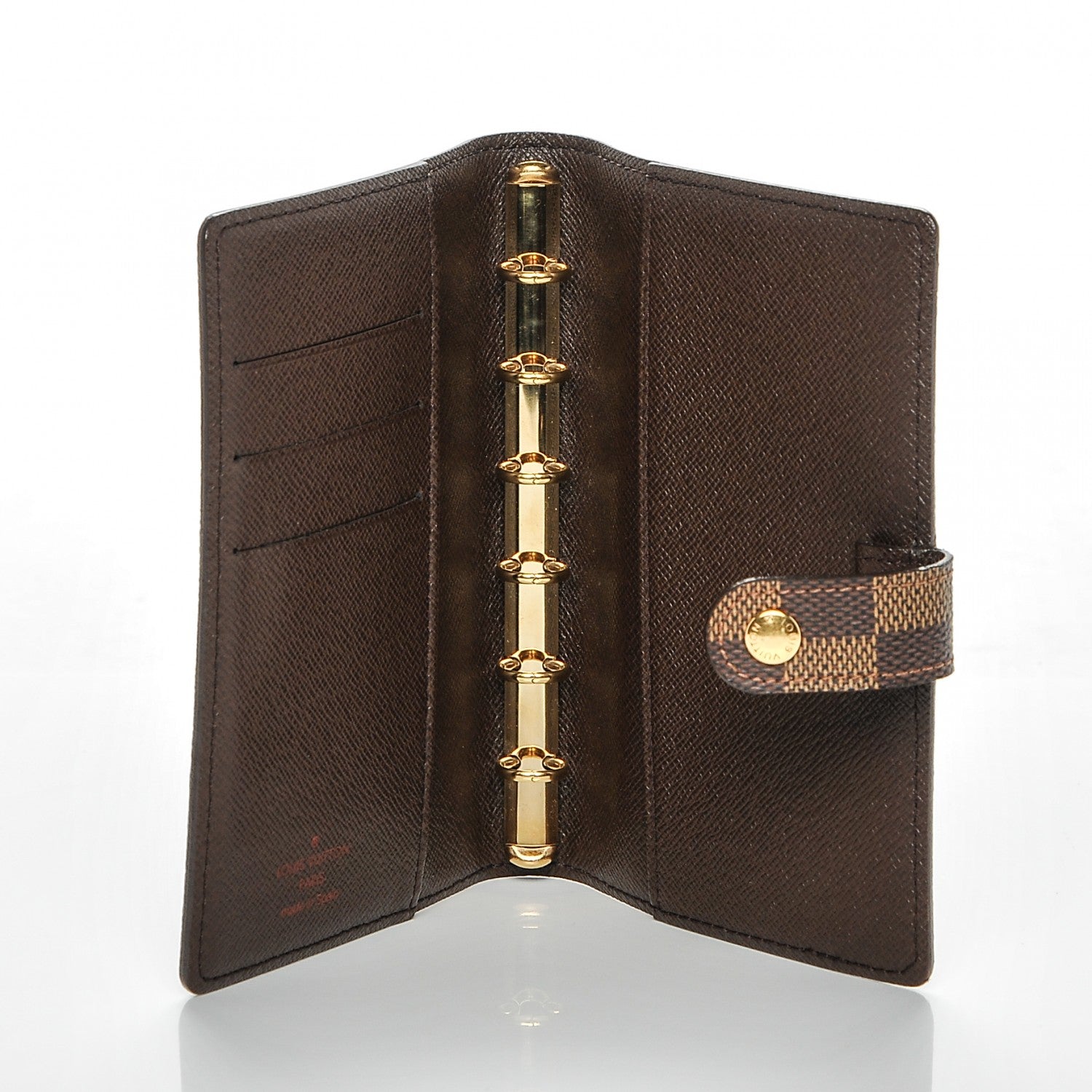 Louis Vuitton Damier Ebene Small Ring Agenda Cover 5 of 6