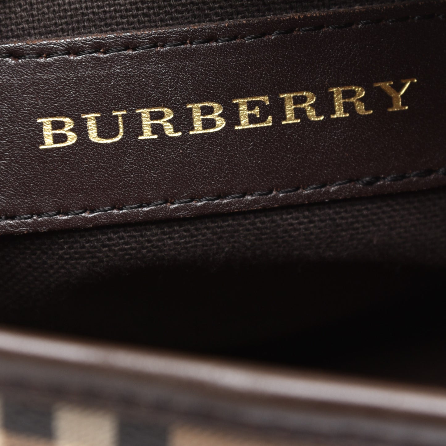 Haymarket Check Medium Regent Tote Chocolate