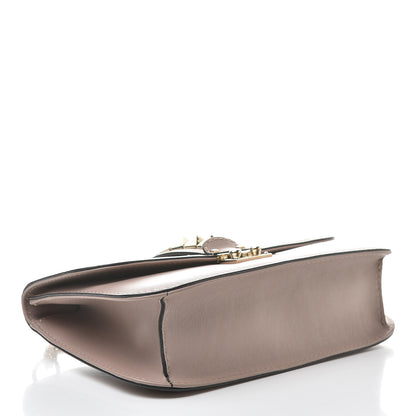 Valentino Garavani Vitello Medium Glam Lock Rockstud Flap Poudre 4 of 10