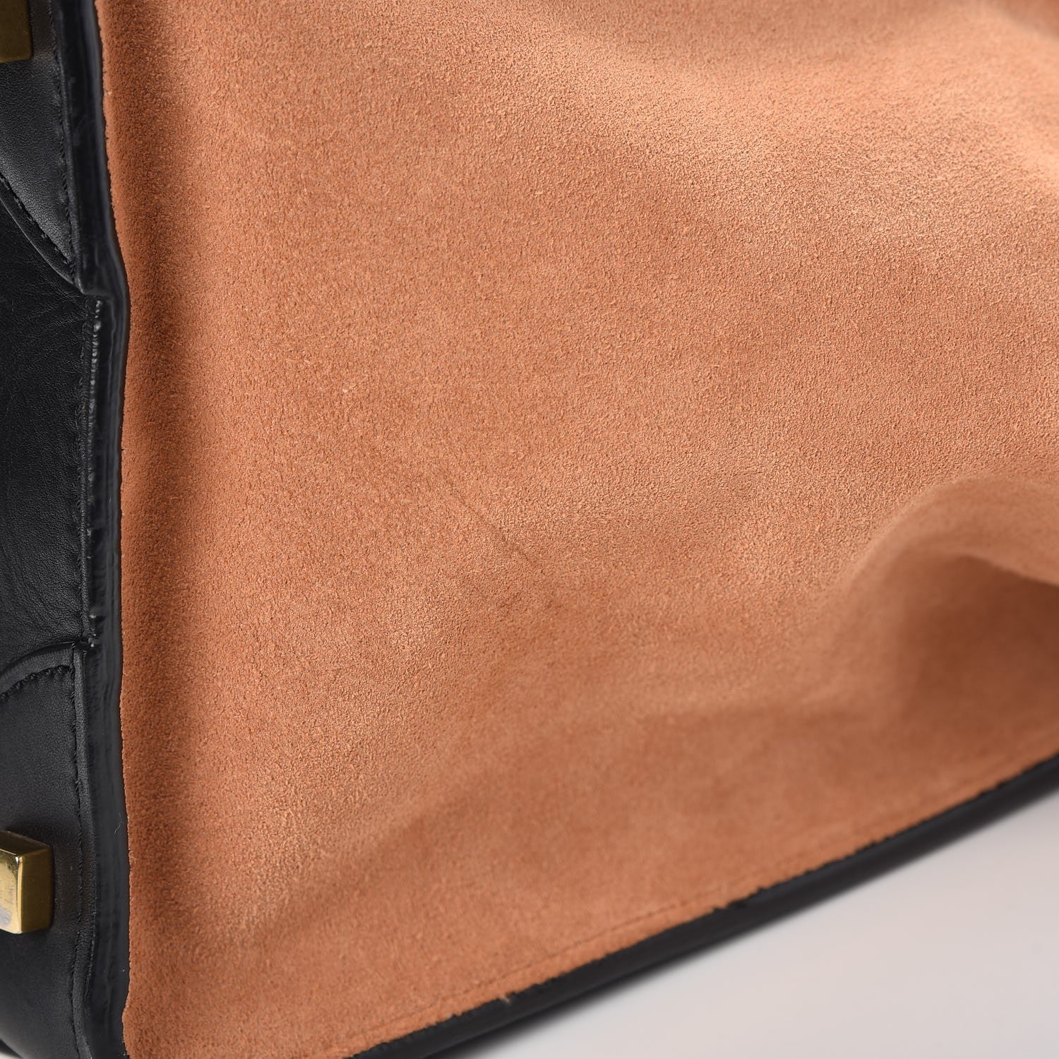 Celine Satin Calfskin Suede Mini Tri-Color Luggage Seashell 16 of 16