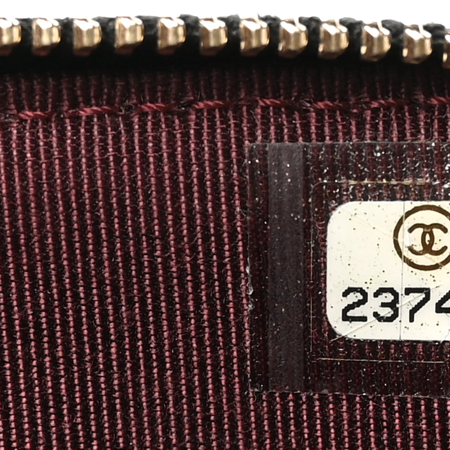 Aged Calfskin Lucky Charms 2.55 Reissue Small Clutch With Chain Black