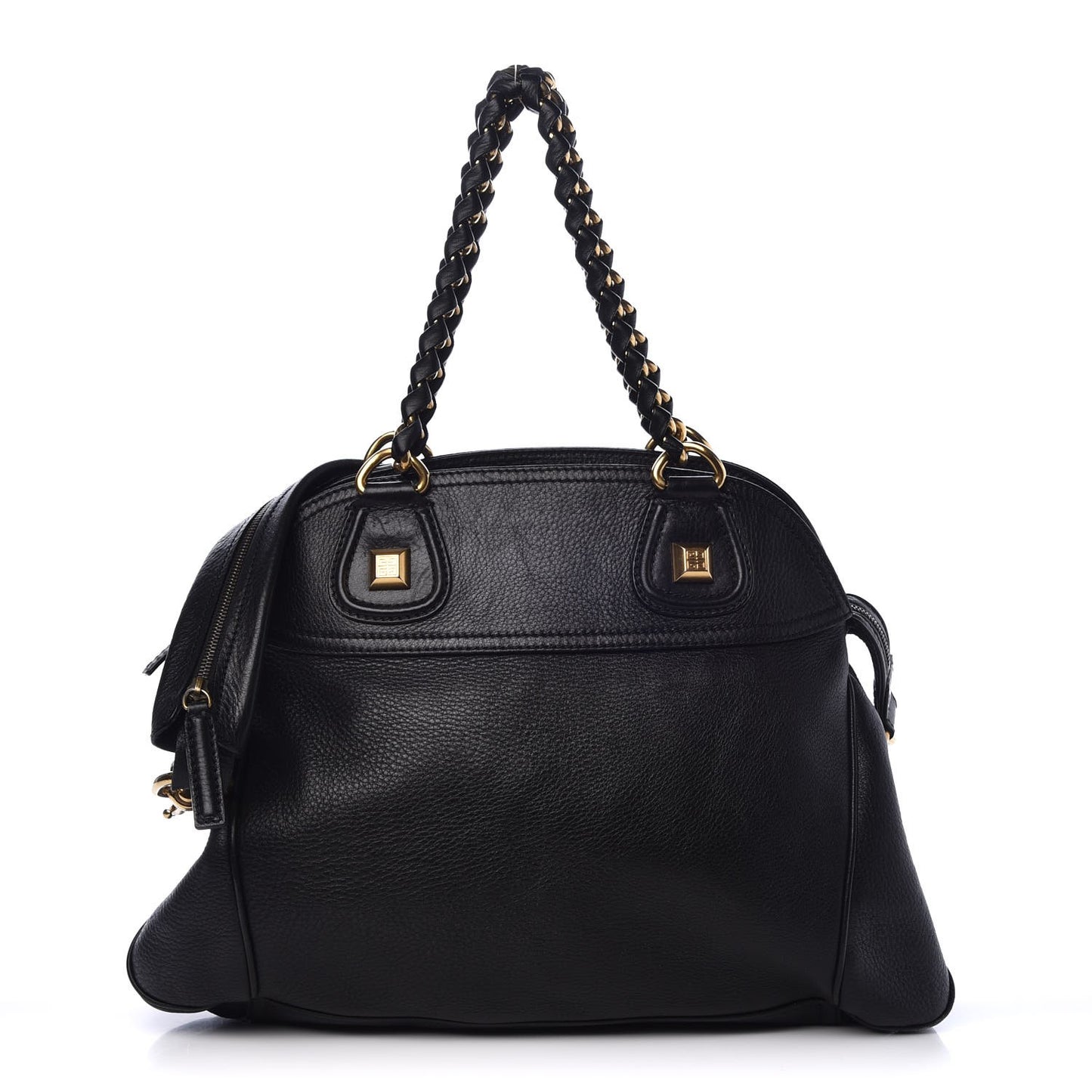 Calfskin Large Chain Wrap Nightingale Black