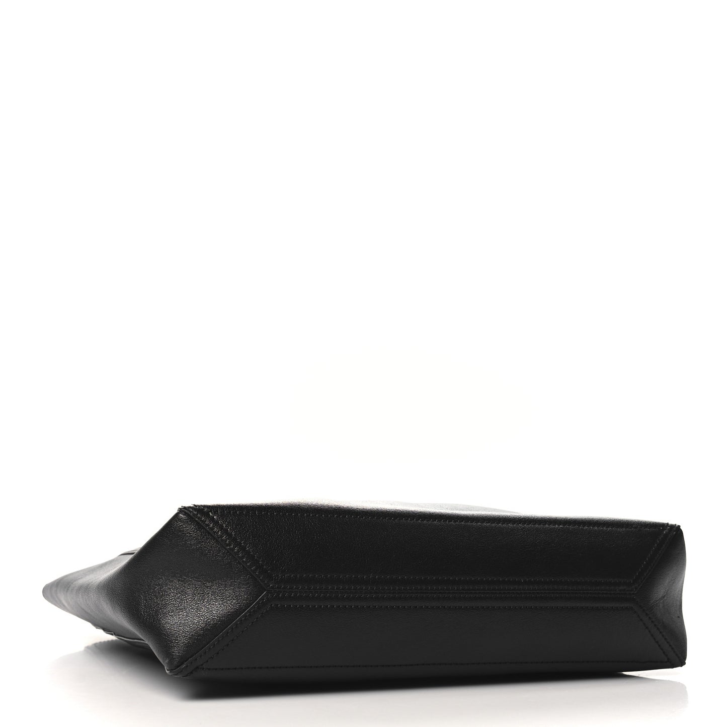 New Sakai Calfskin Lux Medium Dahlia Tote Black