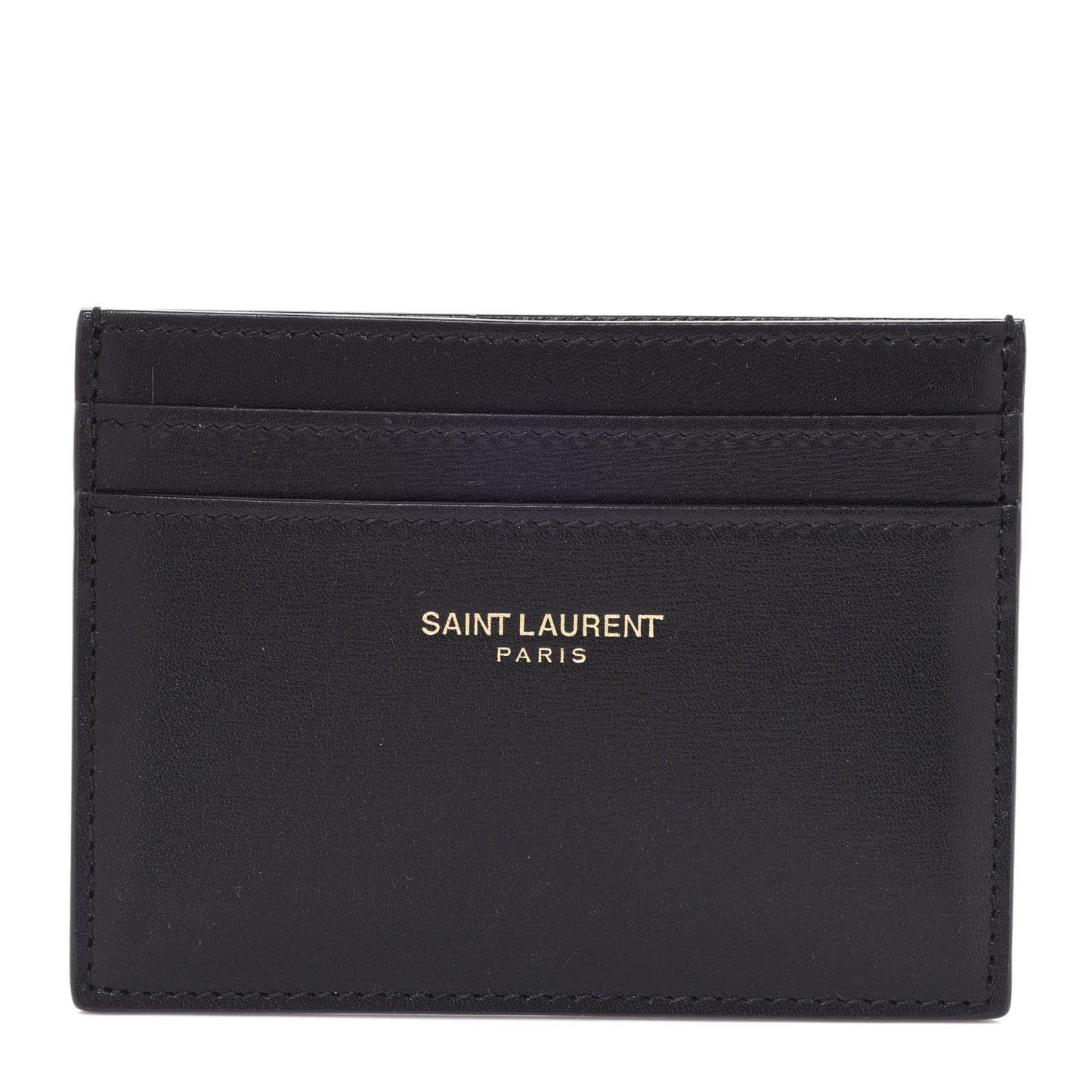Calfskin Card Case Black