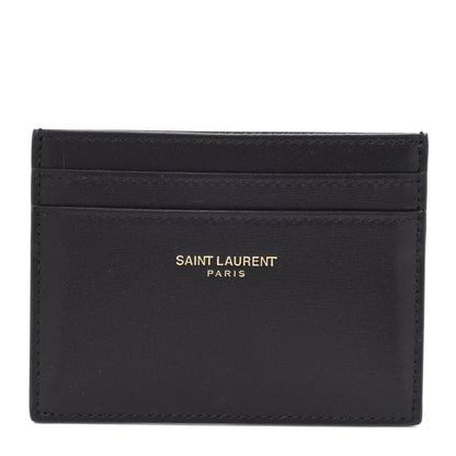 Saint Laurent Calfskin Card Case Black 1 of 8