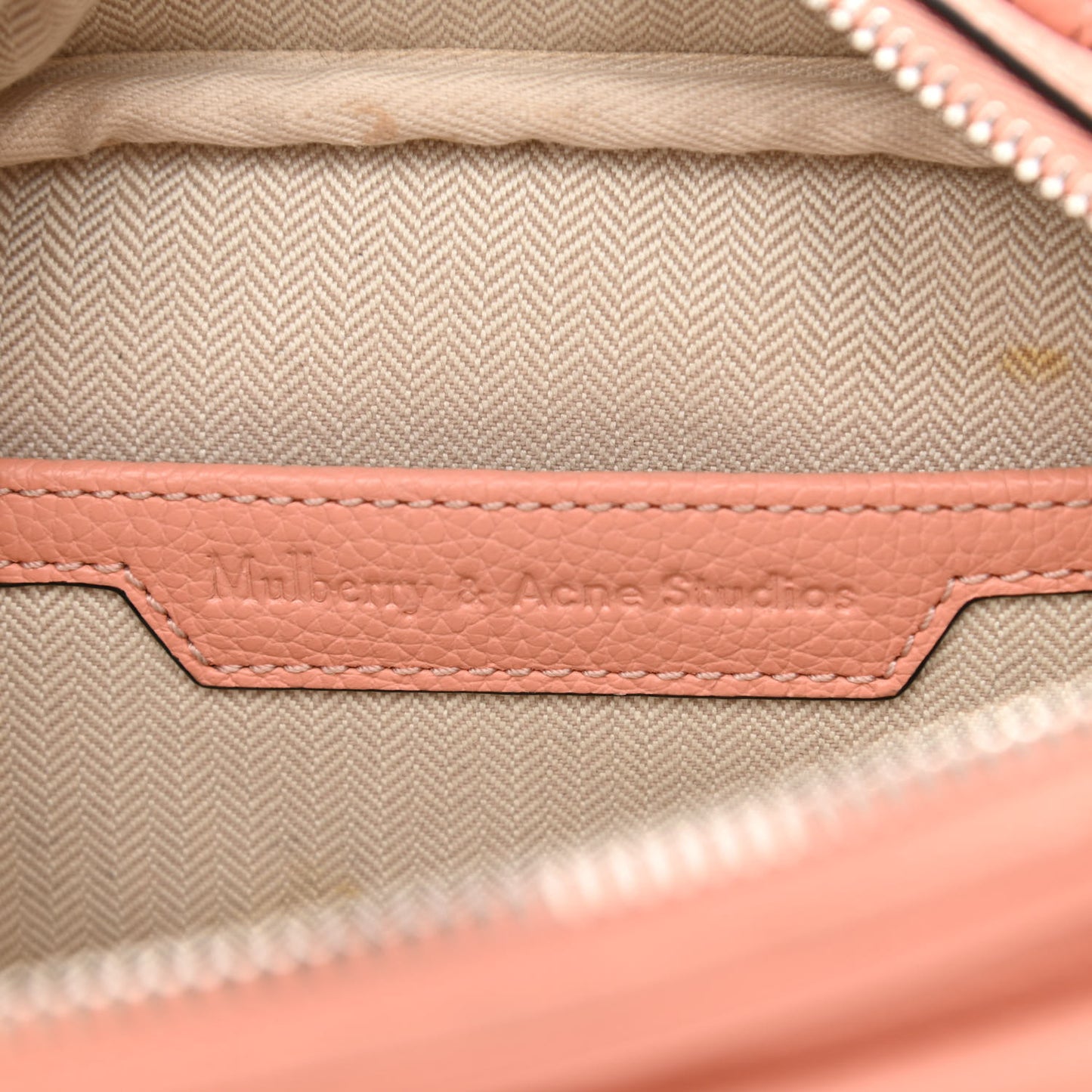 x ACNE STUDIOS Calfskin Mini Messenger Bag Pink
