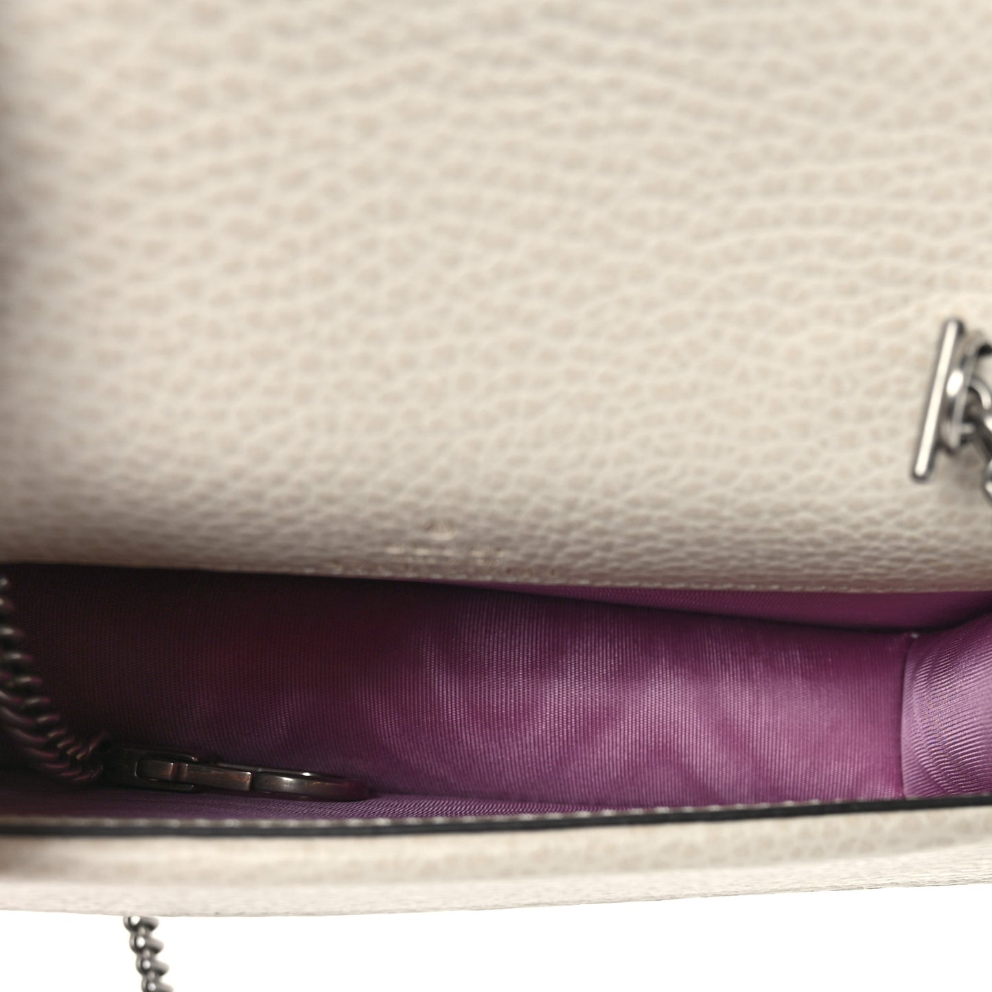 Dollar Calfskin Crystal Super Mini Dionysus Shoulder Bag Mystic White Black Diamond