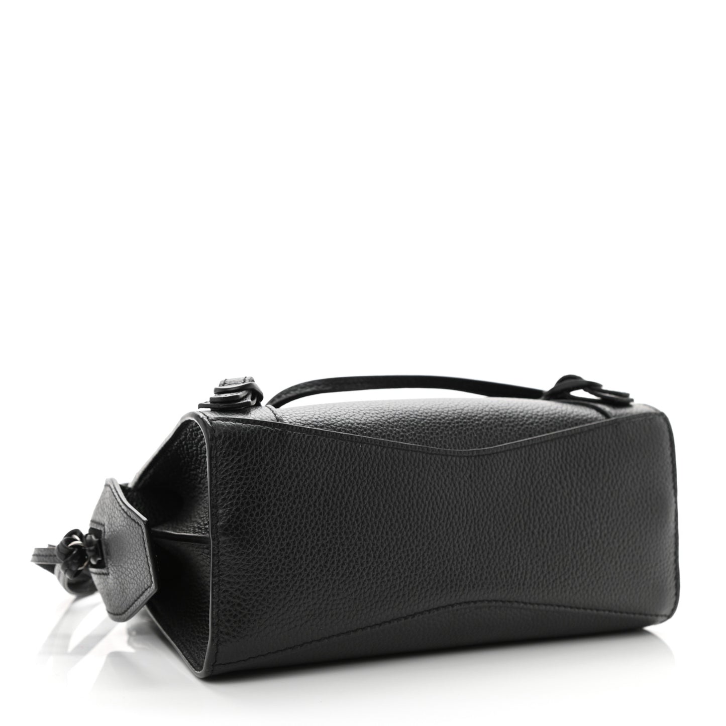 Grained Calfskin Neo Classic Black Hardware Mini City Black