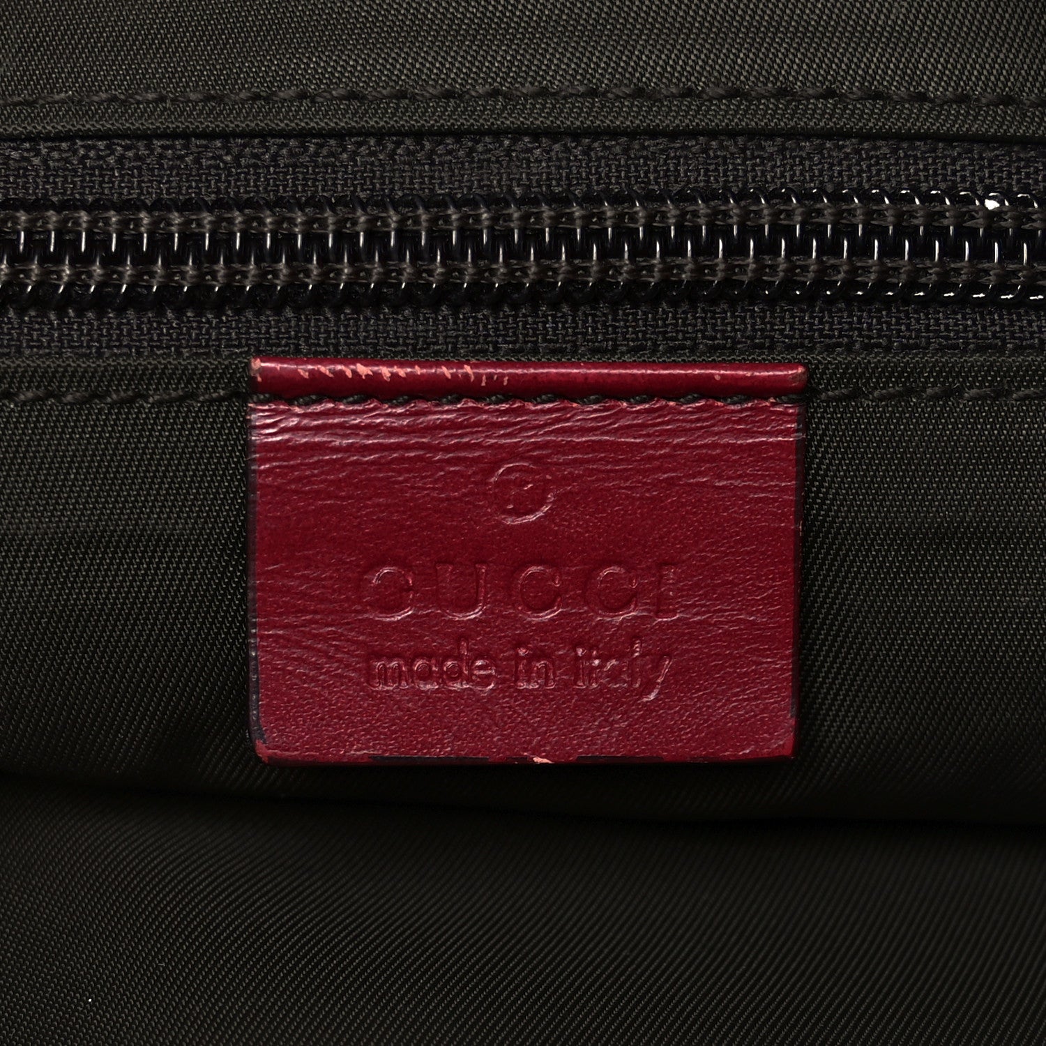 Gucci Monogram Calfskin Perforated Medium Flat Messenger Bag Red 5 of 12