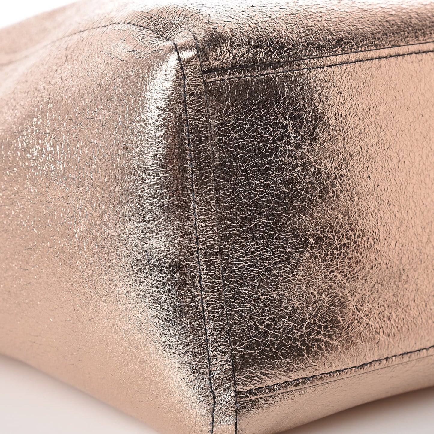 Grained Calfskin Medium Reversible Wandel Tote Black