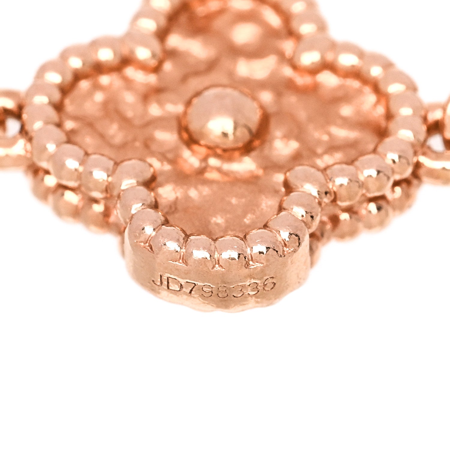 Van Cleef & Arpels 18K Rose Gold 6 Motifs Sweet Alhambra Bracelet 4 of 5
