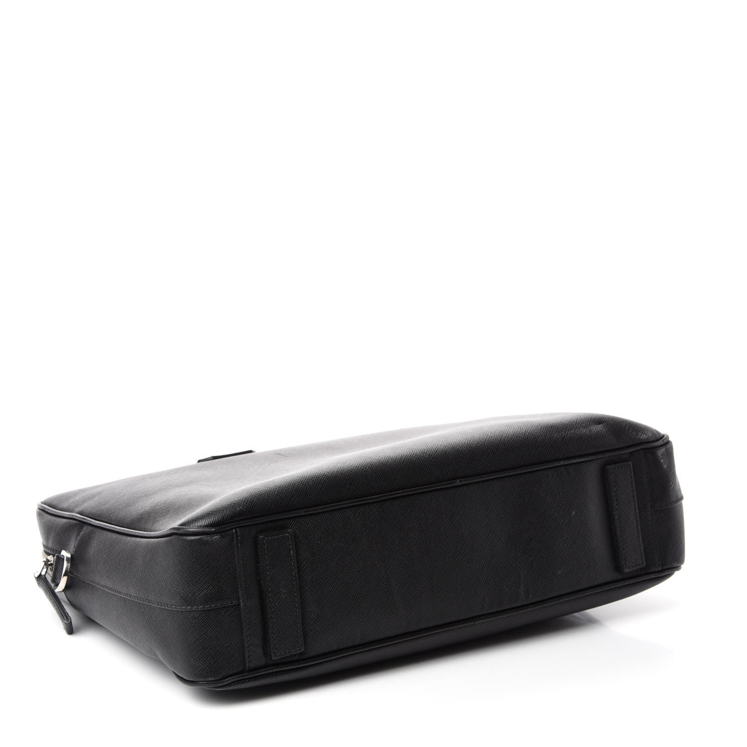 Prada Saffiano Travel Briefcase Black 4 of 12