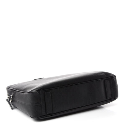Prada Saffiano Travel Briefcase Black 4 of 12