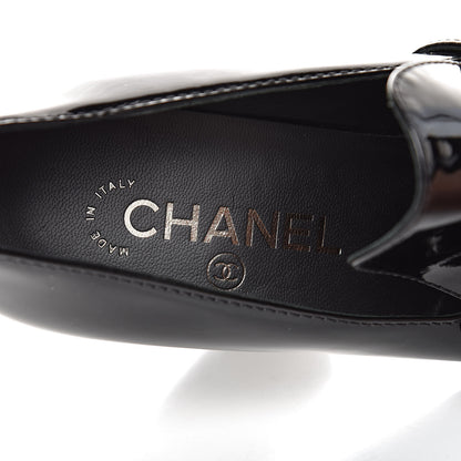Chanel Patent CC Pumps 39.5 Black 6 of 10