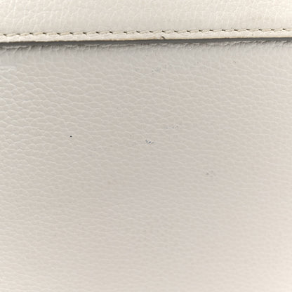 MCM Grained Calfskin Medium Milla Tote White 23 of 26