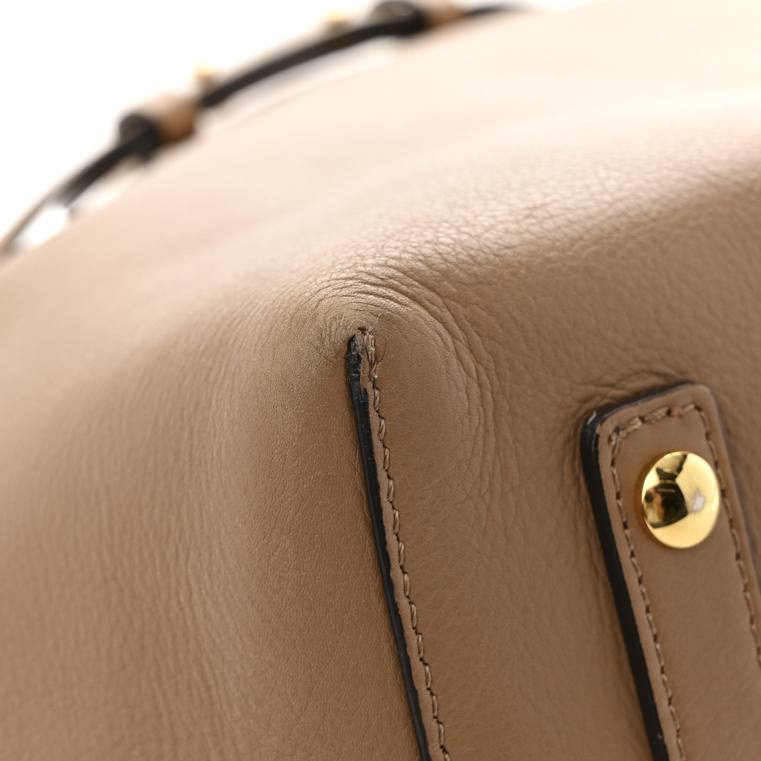 Burberry Soft Smooth Calfskin Medium Tote Camel 13 of 16