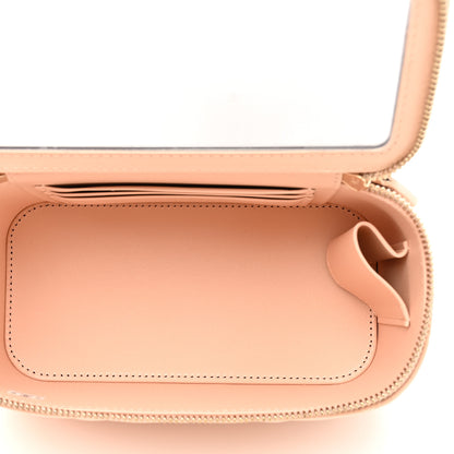 Chanel Caviar Quilted Small Vanity Case With Chain Light Beige 5 of 13