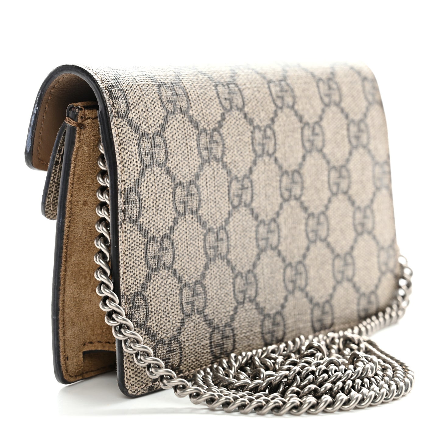 GG Supreme Monogram Super Mini Dionysus Shoulder Bag Taupe