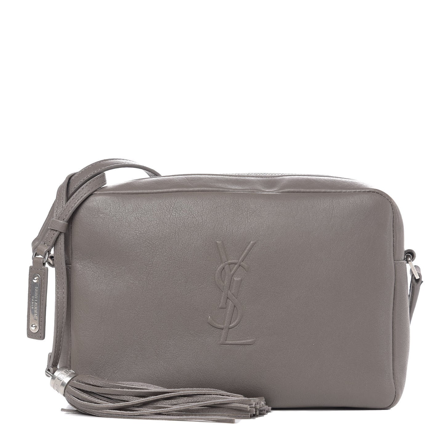 Lambskin Monogram Small Lou Camera Bag Asphalt