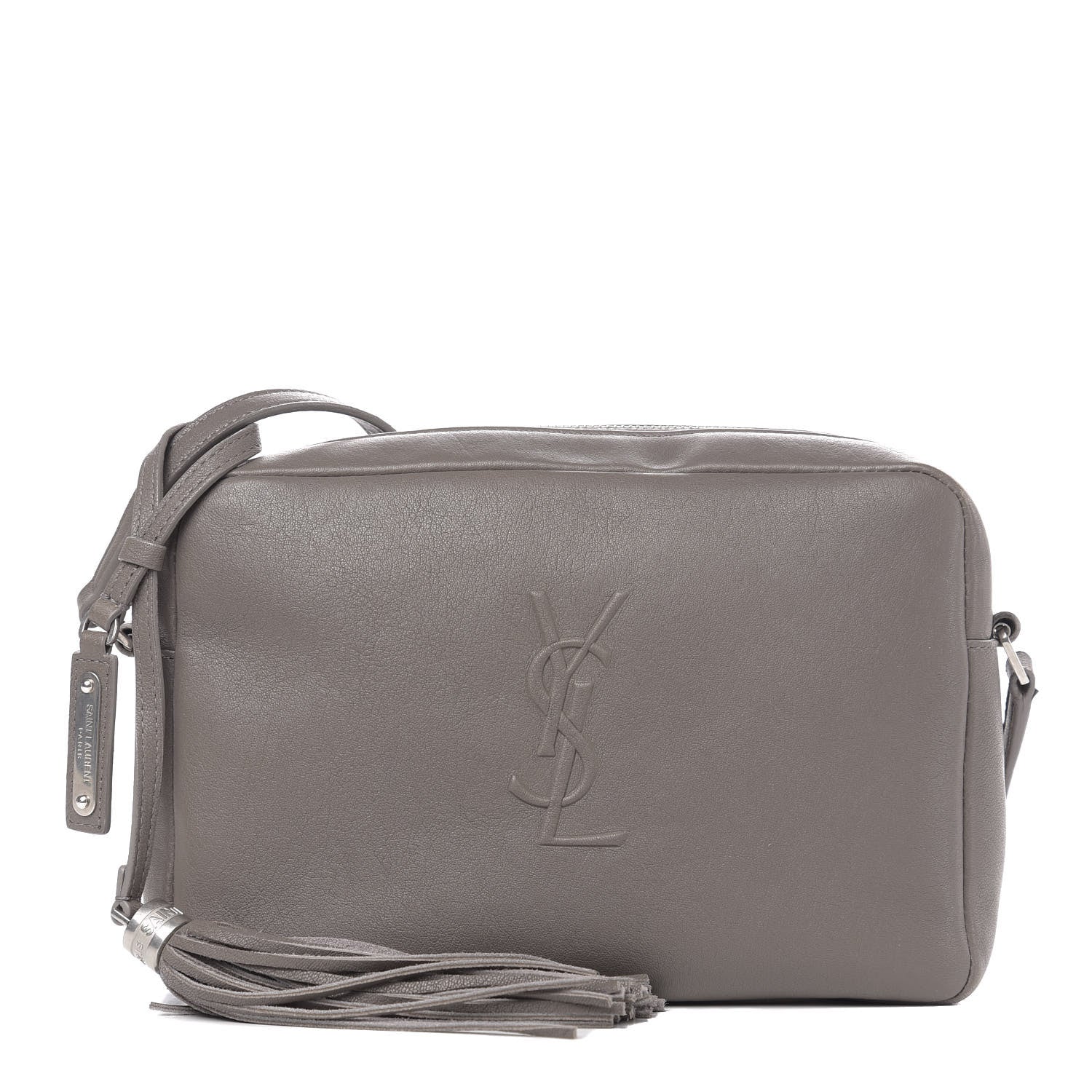Saint Laurent Lambskin Monogram Small Lou Camera Bag Asphalt 1 of 11