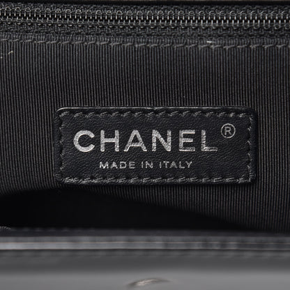 Chanel Patent Quilted Large Boy Flap Black 6 of 14