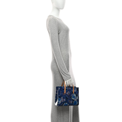Louis Vuitton Vernis Ikat Catalina BB Grand Blue 2 of 10
