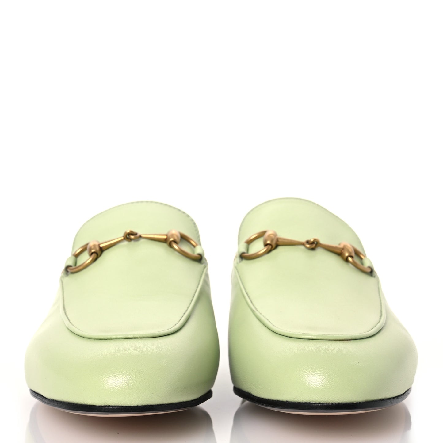 Malaga Kid Womens Princetown Slippers 38 Pistachio Green