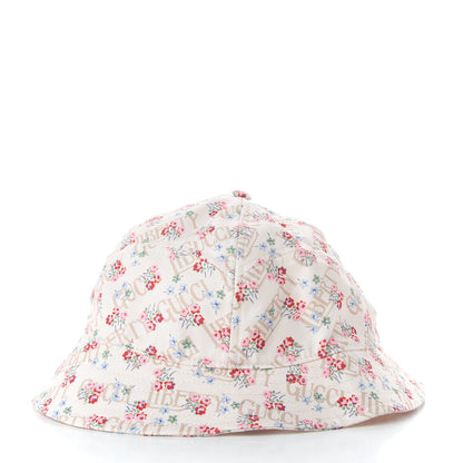 Gucci X LIBERTY OF LONDON Canvas Floral Print London Bucket Hat M White 4 of 7