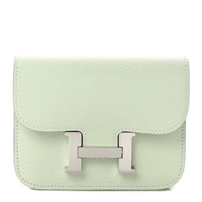 Hermes Epsom Constance Slim Wallet Vert Fizz 1 of 9
