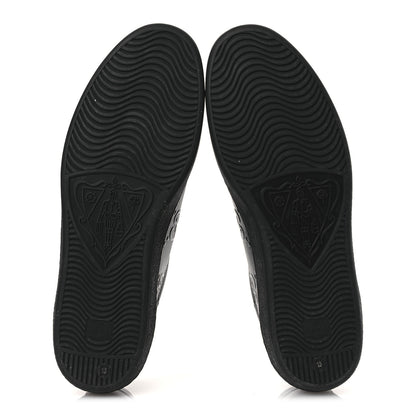 Gucci Calfskin GG Tennis Embossed Mens Ace Sneakers 13 Black 7 of 10