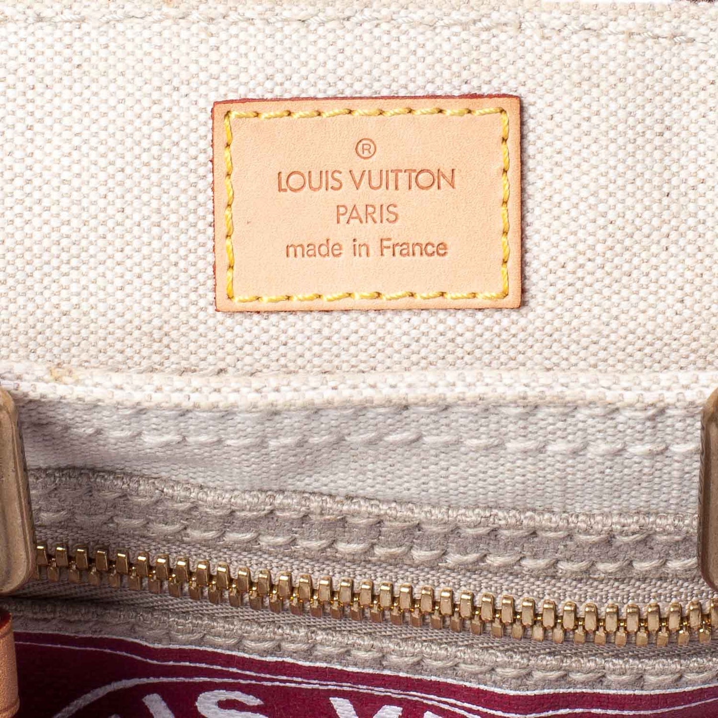 Toile Globe Shopper Cabas PM Red