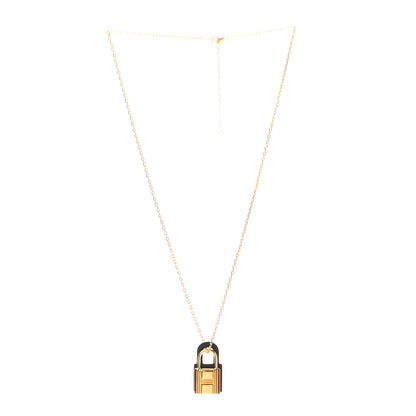 Hermes Swift Small O'Kelly Pendant Necklace Black 3 of 6