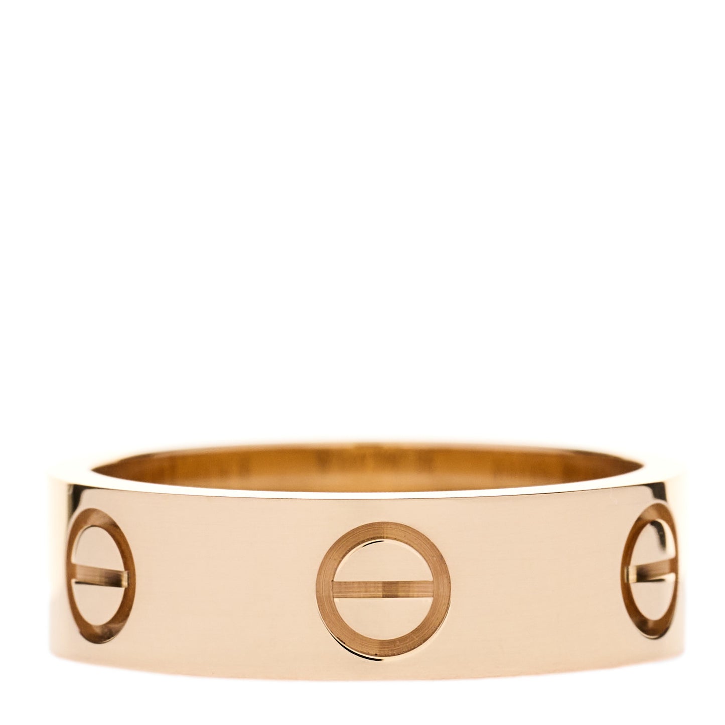 18K Yellow Gold 5.5mm LOVE Ring 52 6