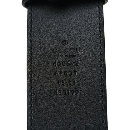 Gucci Calfskin Double G 40mm Belt 85 34 Black 5 of 6